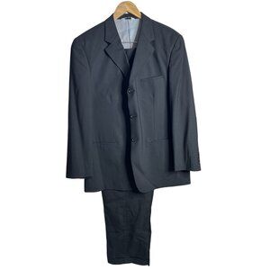 Wilke-Rodriguez Mens Black Suit Jacket & Pants Set Made In Vietnam